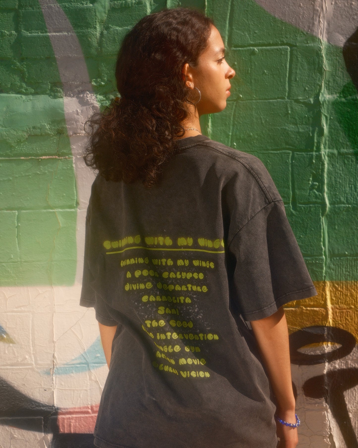 ๐ Swimming With My Wings โ Lime Edition Art Shirt by UDO