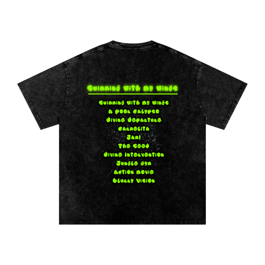 ๐ Swimming With My Wings โ Lime Edition Art Shirt by UDO
