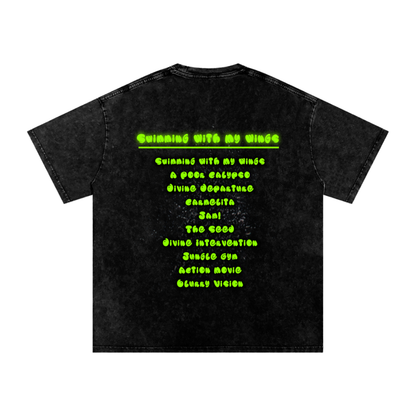 🕊 Swimming With My Wings – Lime Edition Art Shirt by UDO